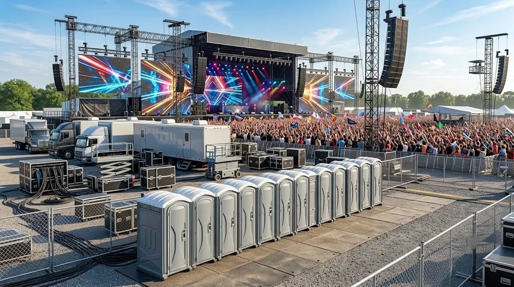 Concert Restroom Rental in Chandler, AZ